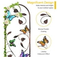 aboxoo Set of 2 Packs HYZ01 Butterfly Metal Trellis for Climbing Plants