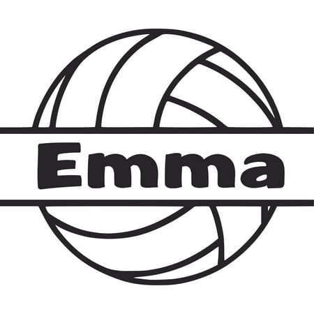Volleyball Sports Ball Player Athelete Customized Wall Decal