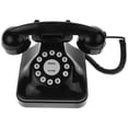 thumbnail image 6 of Raindrops Vintage Retro Antique Phone Wired Corded Landline Telephone Home Desk Decoration (Black), 6 of 8