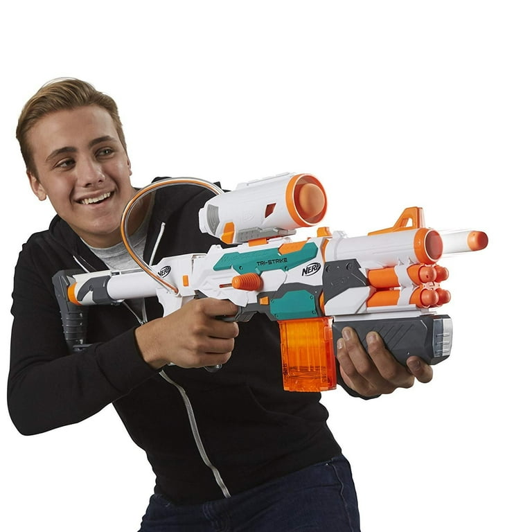 「ナーフ N-ストライク モジュラス TRI ストライク」 Nerf Modulus Tri-Strike - Walmart.com