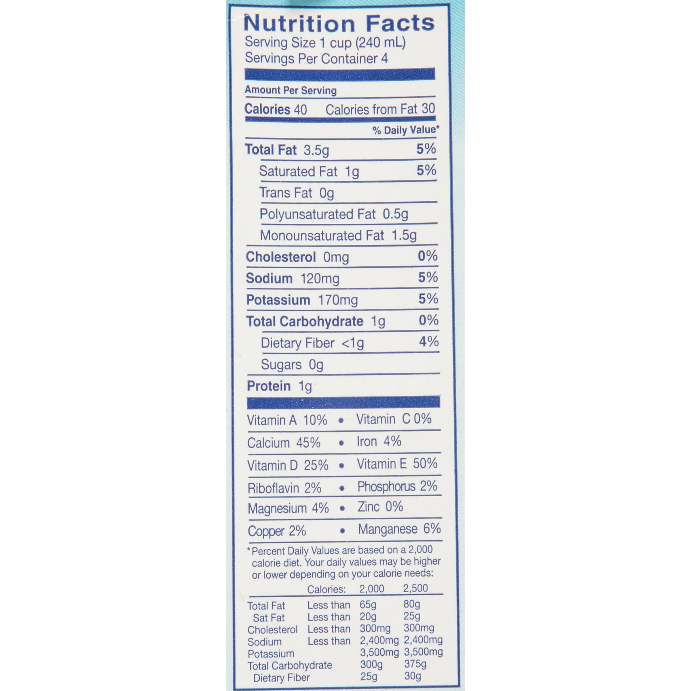 Blue Dimond Almond Almond Breeze Unsweetened Original Coconut Blend, 32 oz, Cardboar Box