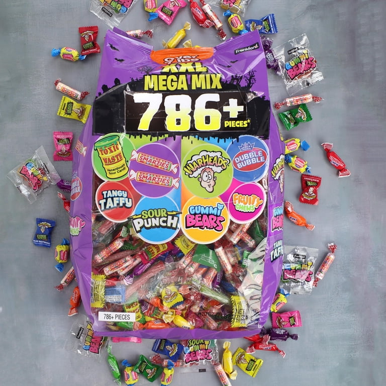 Frankford Mega Mix XXL Assorted Hard and Gummy Halloween Candy Bag