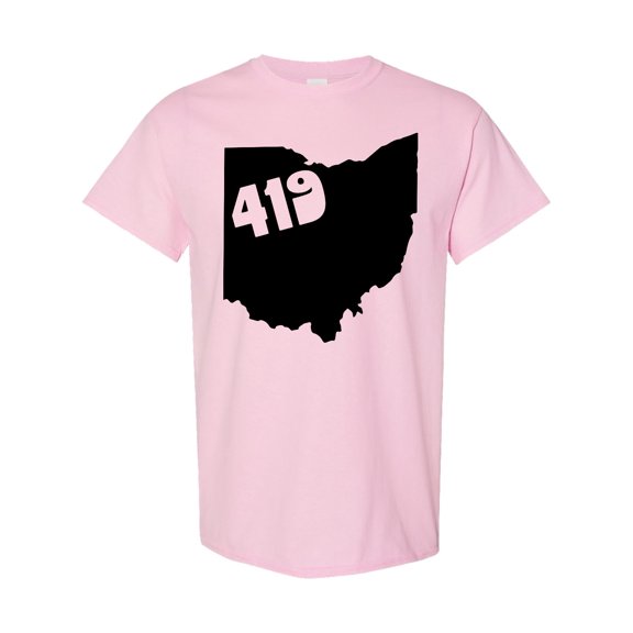Inktastic 419 Ohio Phone Code T-Shirt