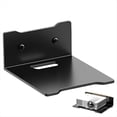 thumbnail image 2 of Router Wall Frame Household Wireless Speaker Bracket Wall Display Storage Rack,2 x Wall stand rack,Black, 2 of 8