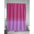 thumbnail image 5 of Shower Curtain Rose Pink Ombre Bathroom Curtains with Hooks, Waterproof Fabric Gradient Gradual Color Bath Shower Curtains Set for Bathroom Bathtubs Decor 72x72 Inch, 5 of 8