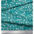 thumbnail image 2 of Soimoi Poly Georgette Fabric Geometrical Check & Aster Floral Fabric Prints By Yard 52 Inch Wide, 2 of 3