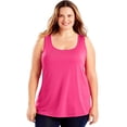 thumbnail image 1 of Just My Size Débardeur Col Rond Cool DRI pour Femmes, 2X, Fuchsia Vif, 1 of 1