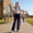 Navy, variant on Flare School Uniform Pants for Girls, Preppy Casual Trousers, Trendy Everyday Bottom Staples for Student Girls (White,5-6 Years)
