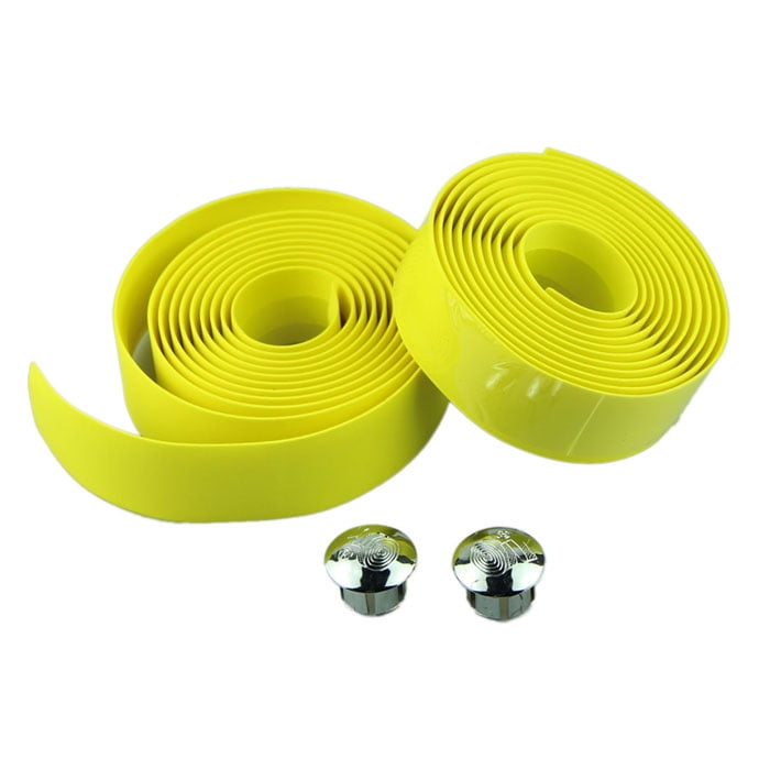 Cycling Handle Belt Bike Road Bicycle Cork Handlebar Rubber Tape Wrap+2 Bar Plug