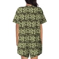 thumbnail image 3 of Xecao Green Snake print Swimsuit for women, Summer-ready, sporty style.Quick-dry fabric. Many sizes & colors., 3 of 9