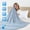 Snow Grey, variant on 1pc Cooling Blanket Suitable for Hot Sleepers & Night Sweats, Cooling Summer Quilt Air Conditioner Blanket