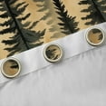 thumbnail image 4 of Castle Fairy Smoky Jungle Black Out Curtains for Kids Teens Adults,Retro Vintage Aesthetic Curtains Pack of 2 (42x63 Each),Green Brown Bedroom Curtains,Breathable Home Decor, 4 of 6