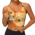 thumbnail image 4 of Kdxio Love Carrot Print Workout Crop Tank Top for Women Racerback Yoga Tank Tops Athletic Sports Shirts Exercise Undershirts, 4 of 9