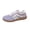 Purple, variant on Women's Fashionable Lace Up Low Top Casual Flat Sneakers, Comfortable Sports Walking Shoes for Daily Wear, Female Round Toe Shoes