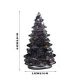 thumbnail image 3 of SHENGXINY Artificial Small Christmas Tree for Table Decor,Christmas Gift,Resin Christmas Tree ,Home Mini Decoration,Tabletop Ornaments Black 2.16x3.34in, 3 of 5