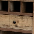 thumbnail image 5 of Baxton Studio Albert Modern and Contemporary Farmhouse Rustic Finished Wood 2-Door Dining Room Sideboard Buffet, 5 of 5