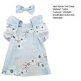 thumbnail image 2 of LYMAYTER Pet Dog Soft Breathable Exquisite Pattern Sleeveless Washable -up Floral Print Dog with -knot, 2 of 7