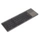 thumbnail image 3 of Teclado plegable teclado de viaje Teclado inalámbrico portátil con panel táctil Pantalla de bloqueo Diseño de tres pliegues de alta seguridad Mini teclado de bolsillo para ANGGREK  Otros, 3 of 8
