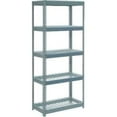 thumbnail image 2 of Global Industrial Extra Heavy Duty Shelving 36"W x 18"D x 96"H With 5 Shelves, Wire Deck, Gry, 2 of 5