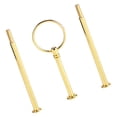 thumbnail image 3 of Multi tiers Cake Tray Stand Handle Fruit Plate Hardware Fitting Holder(3-tiers Round Gold), 3 of 23