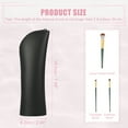 thumbnail image 5 of Unique Bargains Silicone Makeup Brush Bag Stand Up Travel Makeup Brush Holder Portable Makeup Brush Pouch Cosmetic Black, 5 of 8