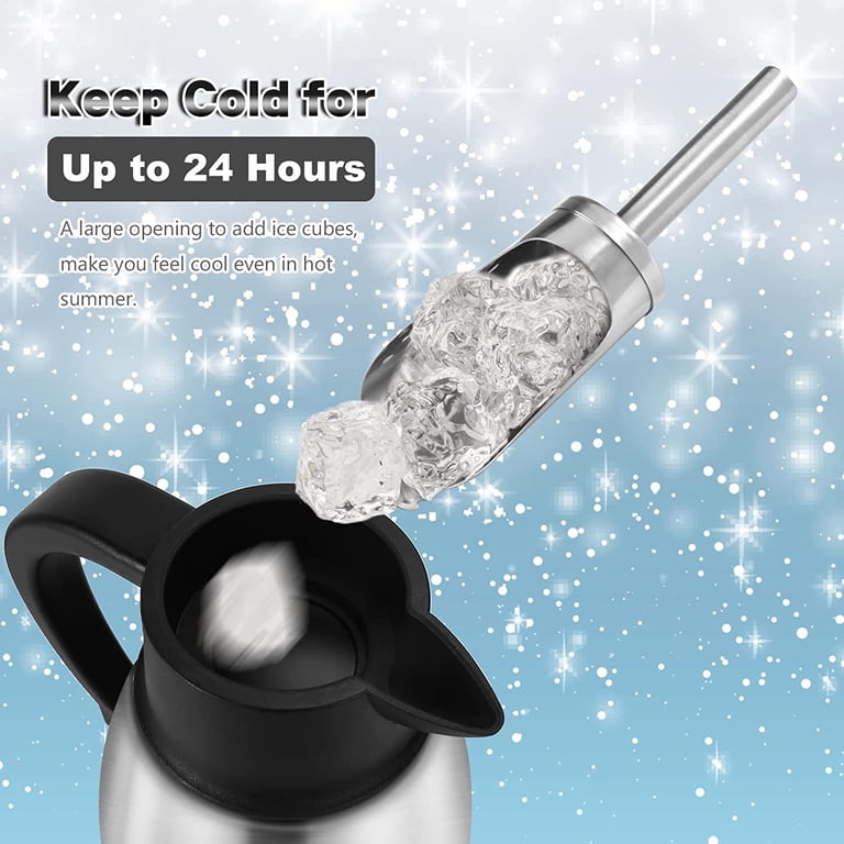 SSAWCasa 68oz Thermal Coffee Carafe Silver photo 2