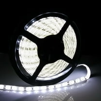 JeashCHAT 12V 5M SMD 5630 300LED Flexible Warm Cool White Strip Light