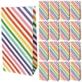 thumbnail image 1 of 30Pcs Birthday Party Goodie Bags in Rainbow Stripes for Festive Events, 1 of 7