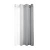 Faux Linen Grommet Ombre Sheer Curtains, Semi Voile Gradient Bedroom and Living Room Curtains, Single-Panel Window Curtain Panels (Gray)