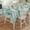 Green, variant on Abstract Brown Tablecloth Square Table Cloth 60x60, Waterproof Tablecloth Outdoor Table Cloth, Retro Country Rustic Street Oil Paint Art Washable Table Cover for Kitchen Dinning Party
