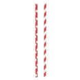 thumbnail image 2 of Way to Celebrate! Red Polka Dot & Striped Paper Straws, 30ct, 2 of 3