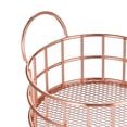 thumbnail image 3 of HEALEEP De Metal Art En Oro Rosa Para Almacenamiento De Hogar Y Oficina Práctico, 3 of 7