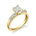 thumbnail image 3 of Perfect Wedding Bridal Ring Set Diamond Moissanite Ring 1.75 Carat on 10k White Gold, 3 of 3
