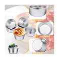 thumbnail image 4 of 8 Pieces Individual Molds Pudding Molds Cups Mini Chocolate Molten Pans Non-Stick Cupcake Cake Cookie Pudding Mold, 4 of 8