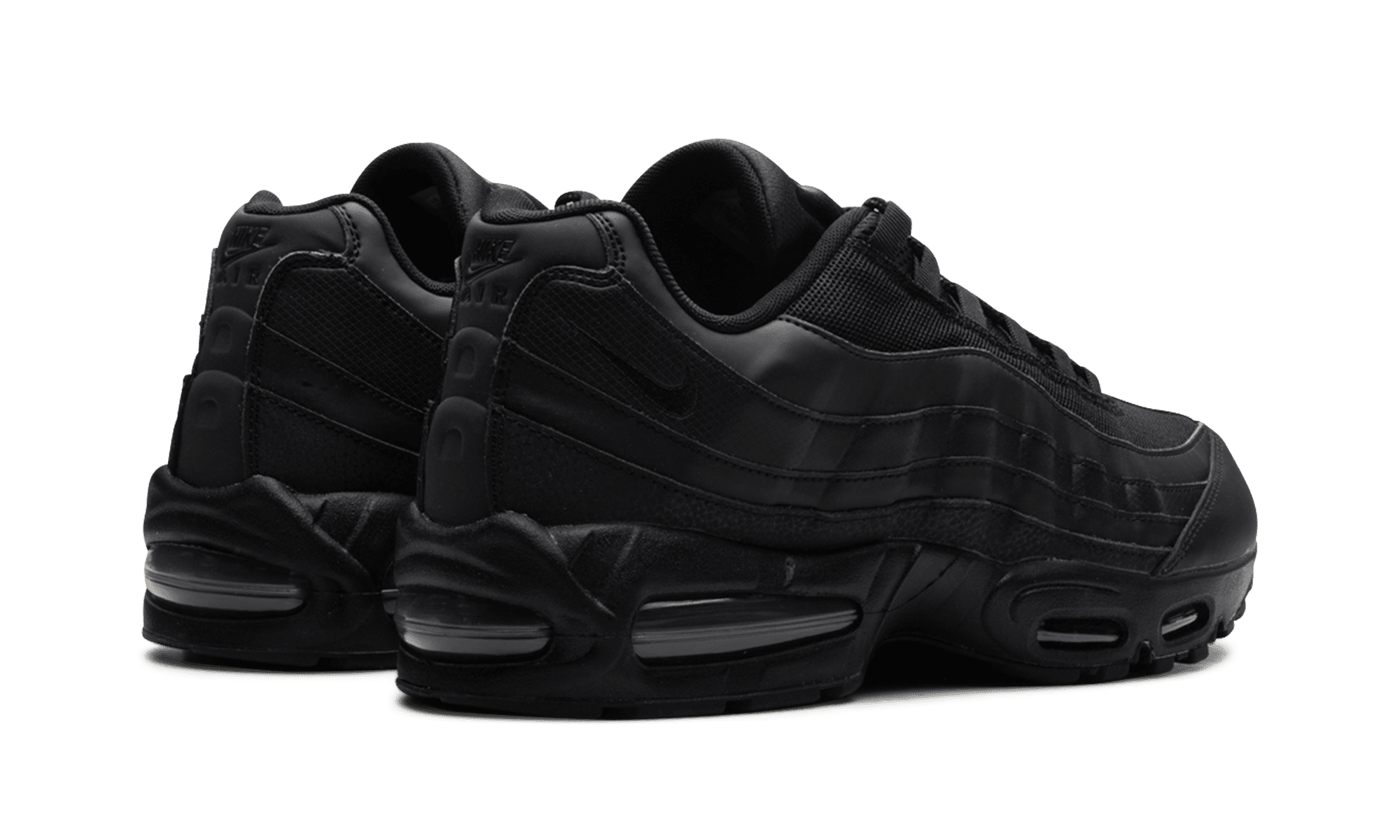 NIKE MENS Air Max 95 Big Bubble "Triple Black" HM8755 001 HM8755 001 from Stadium Goods