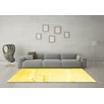 thumbnail image 3 of Ahgly Company Indoor Rectangle Solid Yellow Modern Area Rugs, 7' x 9', 3 of 4