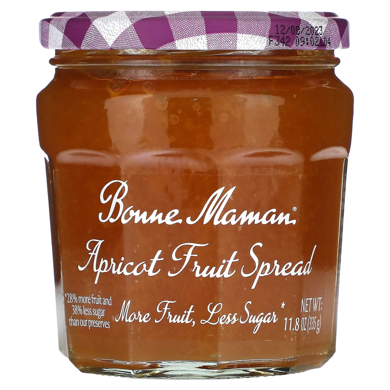Bonne Maman, Apricot Fruit Spread, 11.8 oz (335 g) Pack of 2