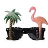 PMU Luau Flamingo and Palm Tree Sunglasses Pkg/3