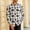 White, variant on Zysthvn Casual Collared Shirts for Men Vacation Fall Long Sleeve Tshirts for Men Printed Turn Down Collar Comfy Button Stretch Tops