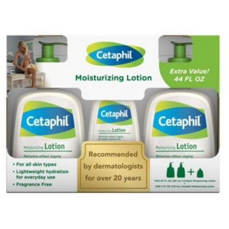 Cetaphil Lotion, 20 Fl Oz Bottle, + 4 Fl Oz Bonus Bottle