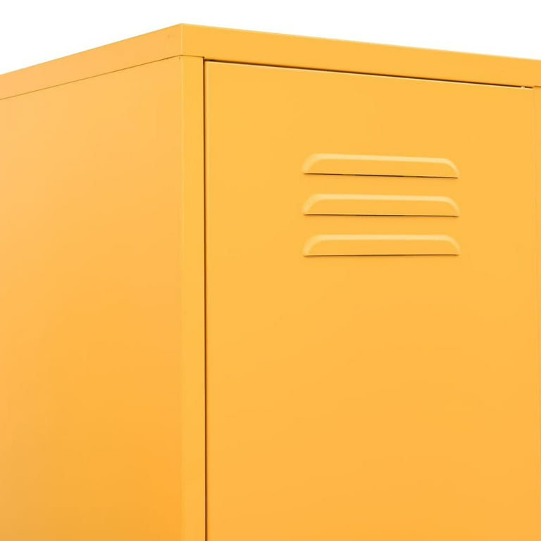 Steel Yellow Cabinet Locker 13.8\