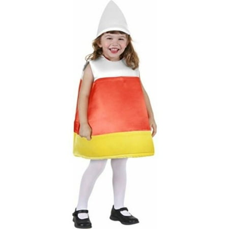 - Childs Candy Corn Costume~Small 4-6 / Orange
