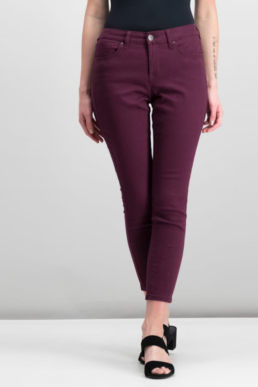 Curvy-Fit Skinny Jeans Berry Jam 