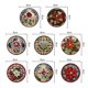thumbnail image 4 of (LL038) Adornos Navideños Acrílico Punto Brillante Diamante Adornos para Árboles Navidad 8 Piezas Roja Rosa (Diamante Forma Especial Una Cara) Video, 4 of 9