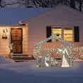 thumbnail image 4 of Outdoor Nativity Scene With Lights, Christmas Holy Family Yard Decoration, Christmas Outdoor Christmas Set, Easter Decoration, 4 of 5