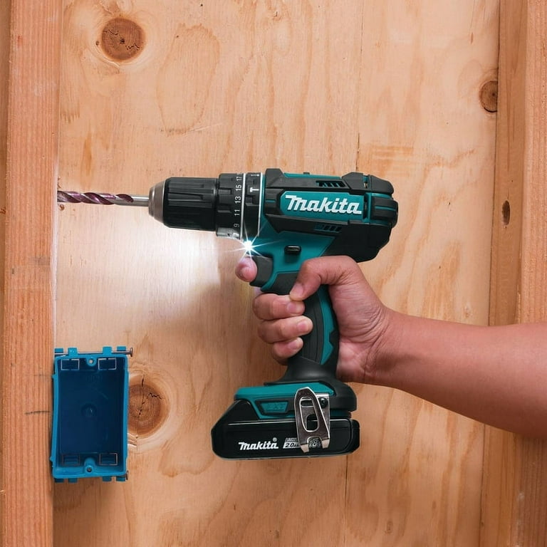 Makita 18V Compact Cordless Hammer Driver-Drill, 2.0Ah - Walmart.com