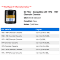 thumbnail image 2 of Oil Filter - Compatible with 1976 - 1987 Chevrolet Chevette - AC Delco, 2 of 2