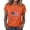 #01 Orange, variant on Womens 250 Anniversary T Shirt Red White Blue American Flag Print Crew Neck Short Sleeve Soft T-Shirts Freedom Loose Fit Flowy Daily Summer Tees,S,#01 Green