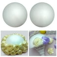 thumbnail image 3 of 2x Fom Bll, Hlf Circles BLESIY, juguetes suaves, mini útiles escolares, blancos, manualidades, decoración de trabajo, boda, 3 of 8