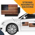 thumbnail image 7 of Magnet Me Up Weathered American Flag Vinyl Magnet Decals, 5x8 In, Opposing 2 Pack, 7 of 7